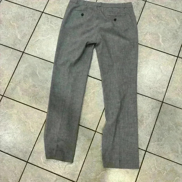 Banana Republic Gray Logan Trousers Size 6 - Picture 2 of 6